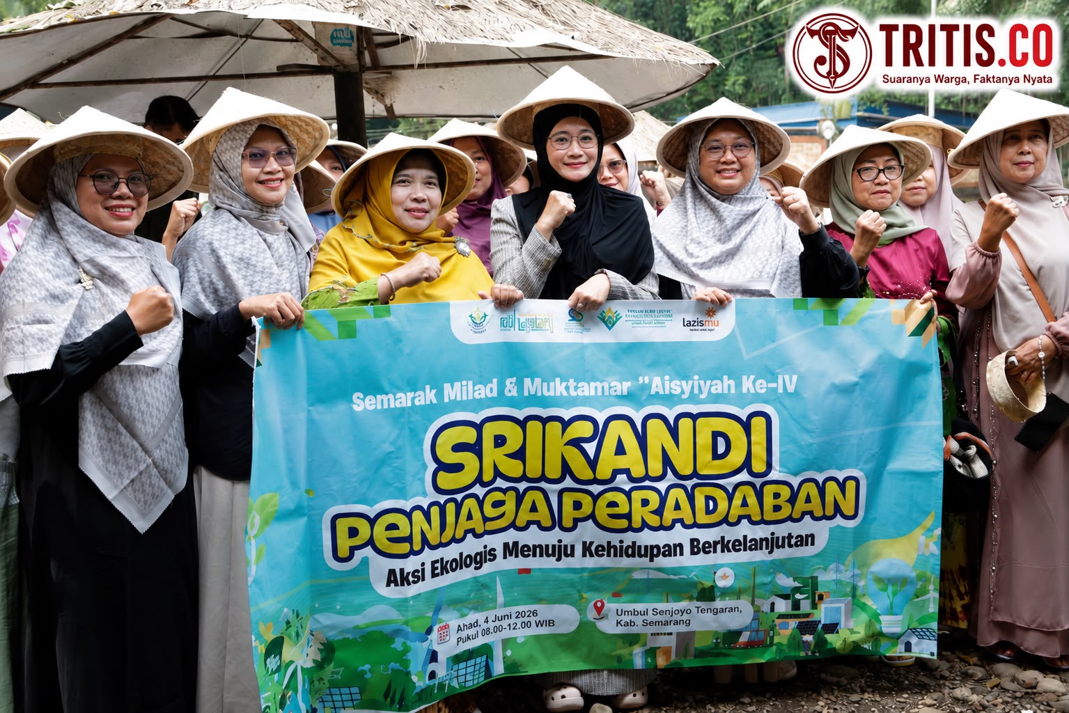 Tebar Eco Enzyme dan 1.000 Bibit Ikan, Nawal Yasin Gaungkan Gerakan Perempuan Peduli Lingkungan