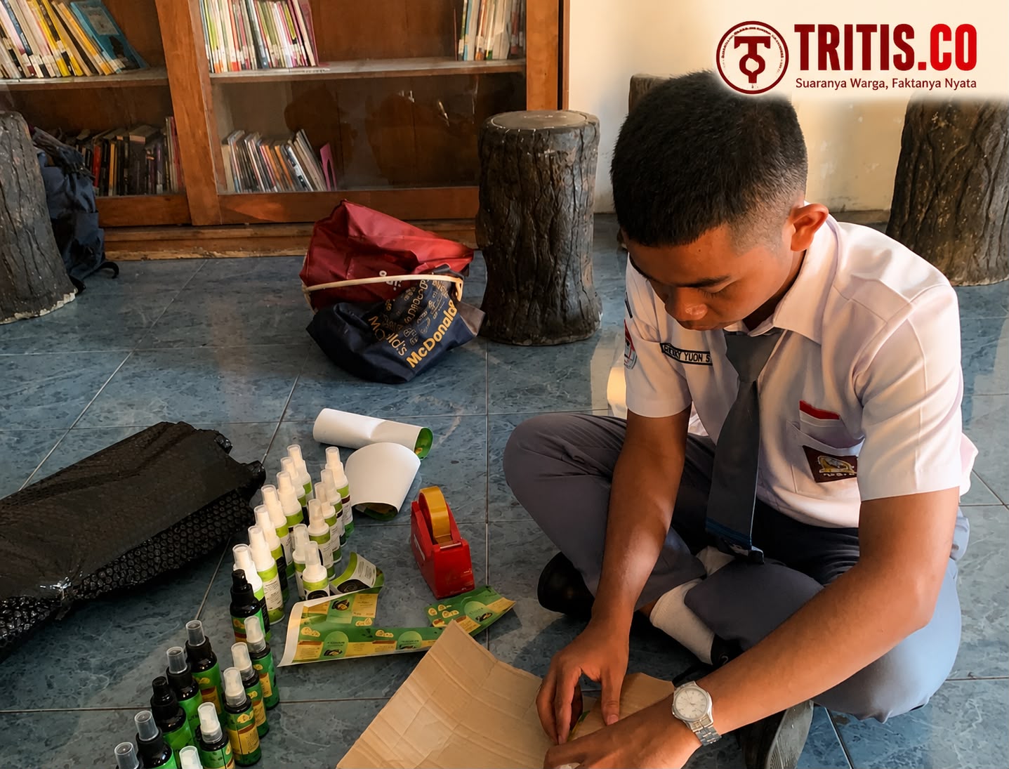 Gotong Royong Guru dan Alumni, SMKN Jateng Cetak Wirausahawan Muda Lewat Market Juara