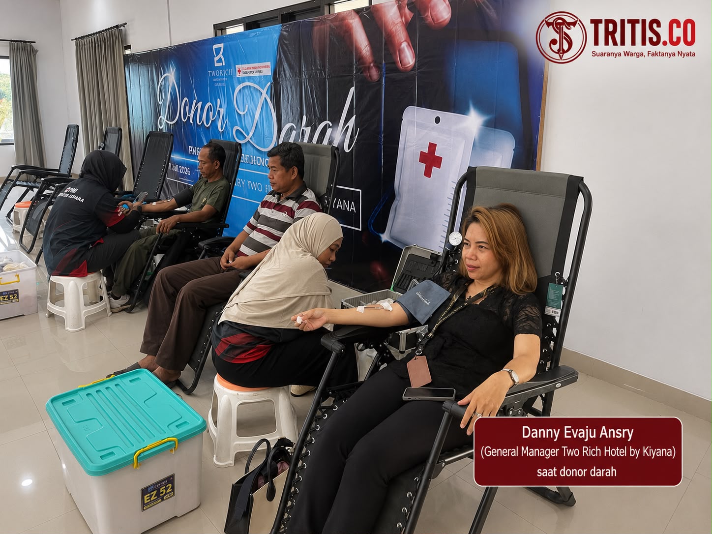 Ubah Citra Hotel Lewat Aksi Sosial, Two Rich Hotel by Kiyana Gelar Donor Darah Perdana di Bandengan