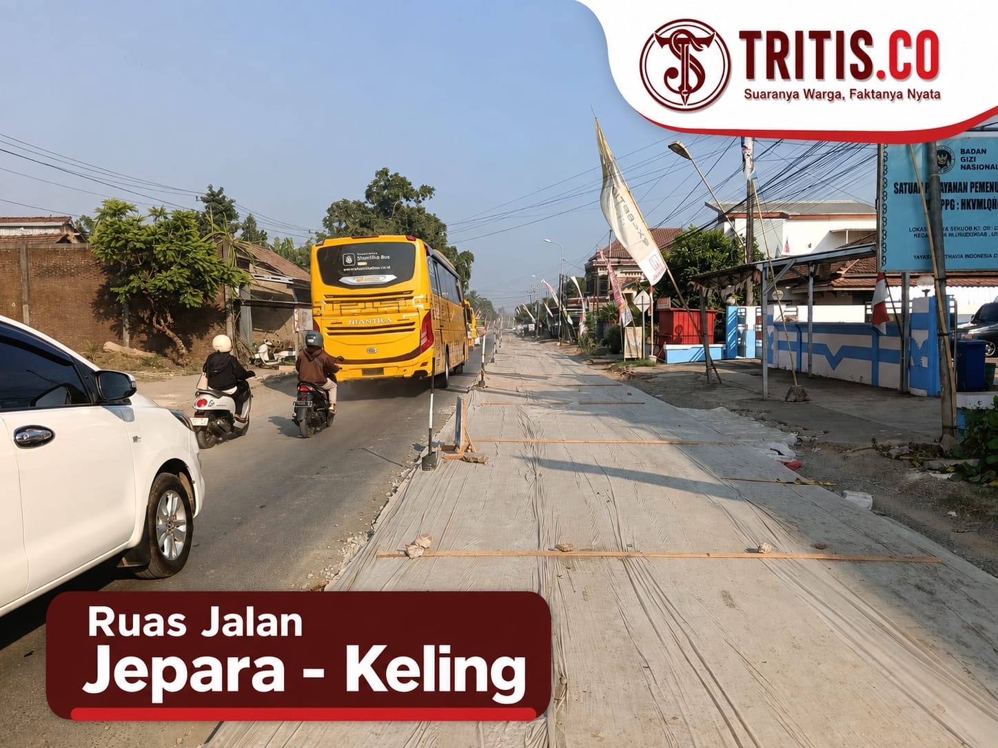 Proyek Jalan Jepara–Keling Rp7,4 Miliar Dikebut, Mandor Sebut Kualitas Setara Jalan Nasional