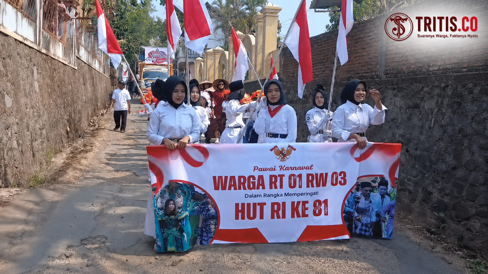 Karnaval Kemerdekaan RW 03 Suwawal Barat Meriah, Sound Horeg Jadi Bagian dari Tradisi Warga