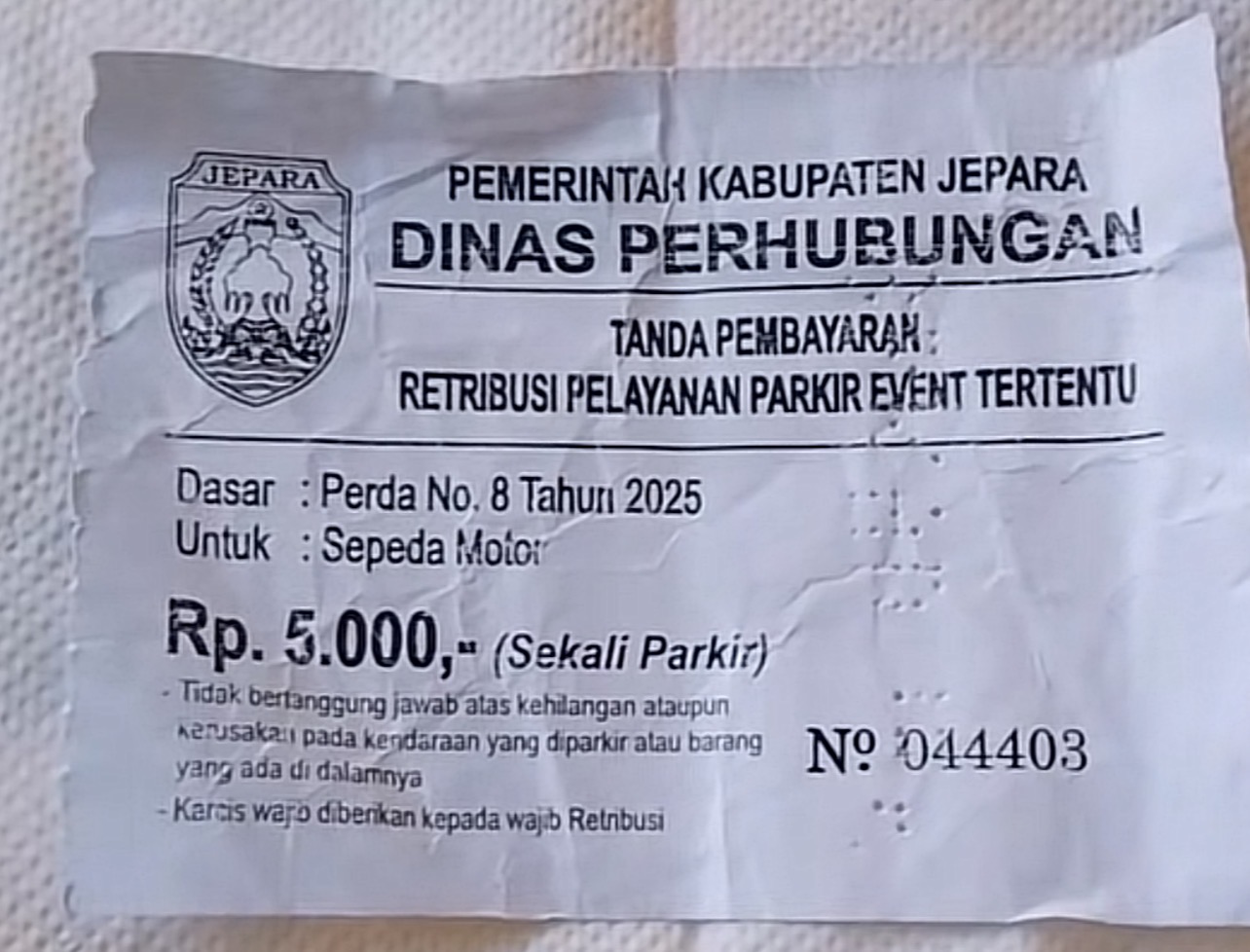 Parkir Rp5.000 di Alun-Alun Jepara Disorot, Akun “Tokoh Tanah” Siap Debat dengan Dishub