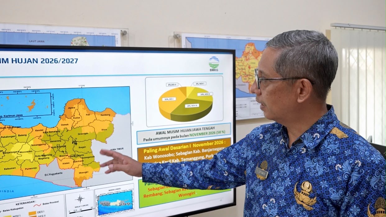 Musim Hujan Jateng Diprediksi Mundur hingga Sebulan, Petani Diminta Waspadai Hujan Salah Mangsa